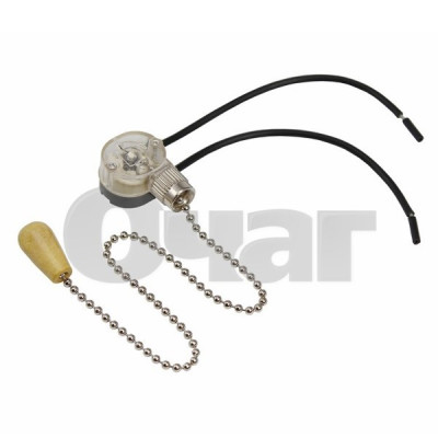 Выключатель для настенного светильника c проводом и деревянным наконечником «Silver» REXANT Выключатель для настенного светильника c проводом и деревянным наконечником «Silver» REXANT