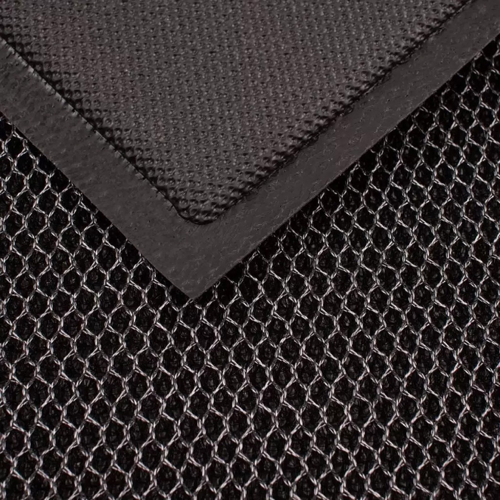 Коврик придверный Mesh Mat (Кольчуга) 40*60 серо-черный