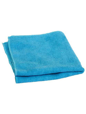 Салфетка из микрофибры M-01 синий 30*30см Рыжий кот