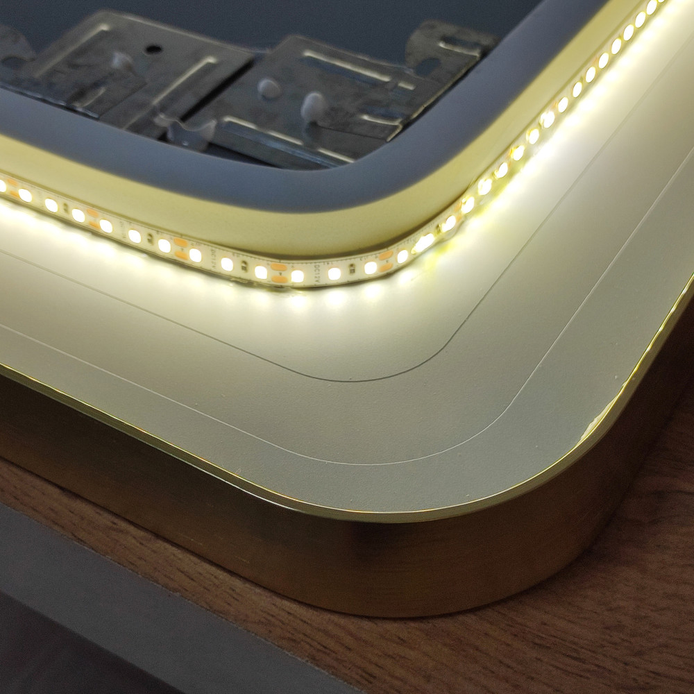 Зеркало для ванной 60*80 см LED подсветка антизапотевание прямоугольное KN-1025A80/60 KNOIS