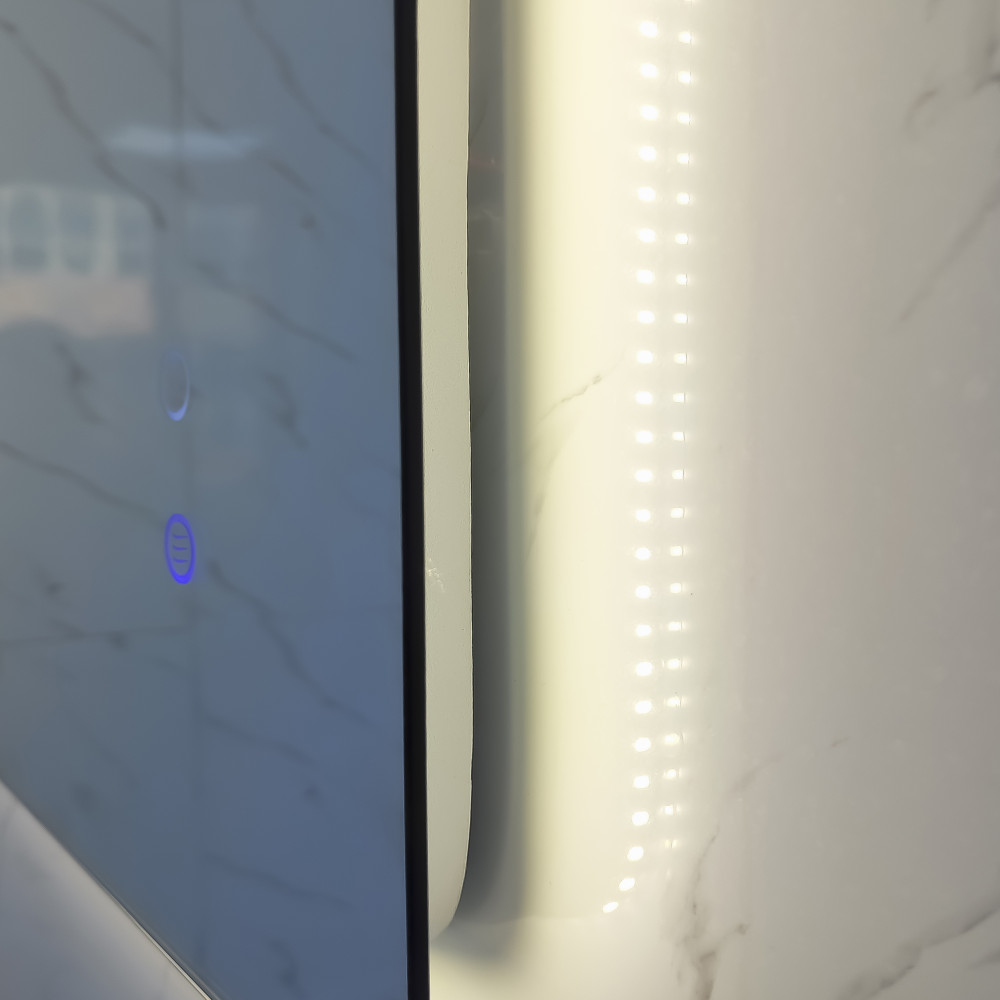 Зеркало для ванной 50*70 см LED подсветка антизапотевание прямоугольное KN-819A50/70 KNOIS