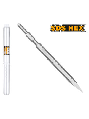 Зубило пика Hex 17x350 мм INGCO DBC0513501 Зубило пика Hex 17x350 мм INGCO DBC0513501