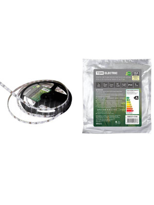 Лента светодиодная SMD5050-60-20-12В-144-3200 60LED IP20 14,4Вт 3200К (упак/5 м) TDM