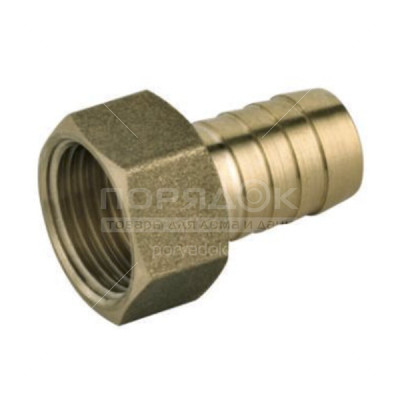 Штуцер с внутренней резьбой d18*1/2 латунь