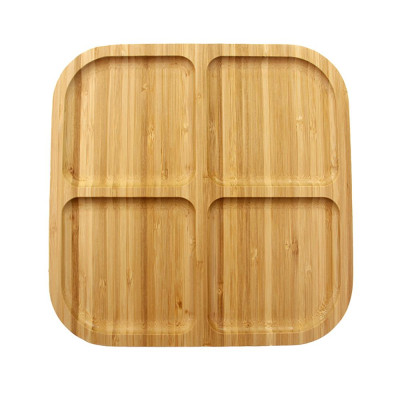 Менажница бамбуковая 245*245*14 мм 4-х секционная NataM Менажница бамбуковая 245*245*14 мм 4-х секционная NataM