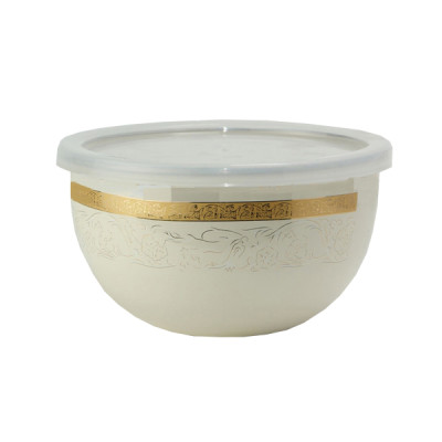 Салатник эмалированный 4 л с крышкой Классик AdamFF