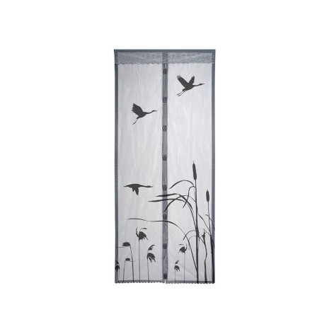 Сетка противомоскитная для дверей 1*2,1 м на магнитах Журавли Капутомоскито Рыжий кот