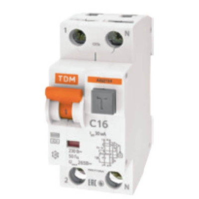 Дифавтомат С25 30мА АВДТ 64 TDM Дифавтомат С25 30мА АВДТ 64 TDM