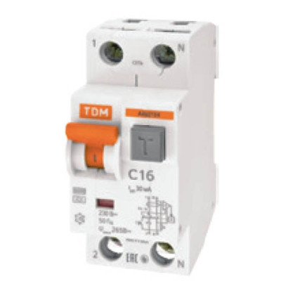 Дифавтомат С63 30мА АВДТ 64 TDM Дифавтомат С63 30мА АВДТ 64 TDM