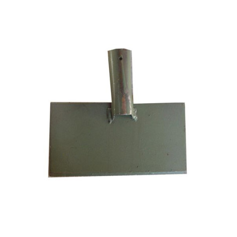 Скребок для снега 150мм 2,5мм с тулейкой d30, б/черенка