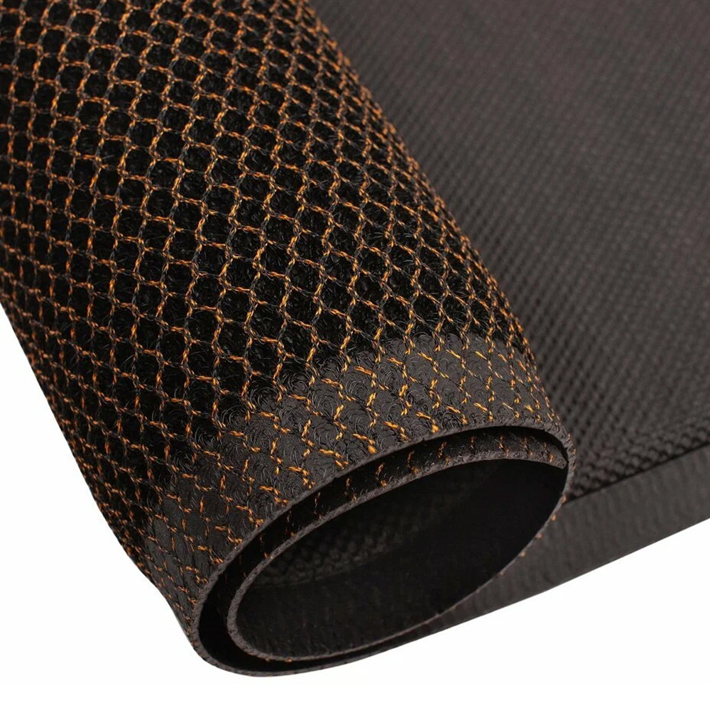 Коврик придверный Mesh Mat (Кольчуга) 45*75 черно-золотой