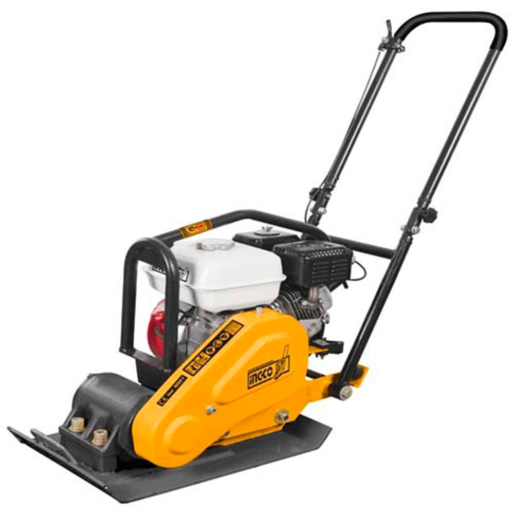 Виброплита бензиновая INGCO GCP060-2 INDUSTRIAL. 10,5 кН. 4.8 кВт. 6.5 л.с