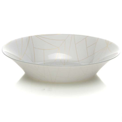 Тарелка стеклянная суповая 22 см ассорти Linea Pasabahce