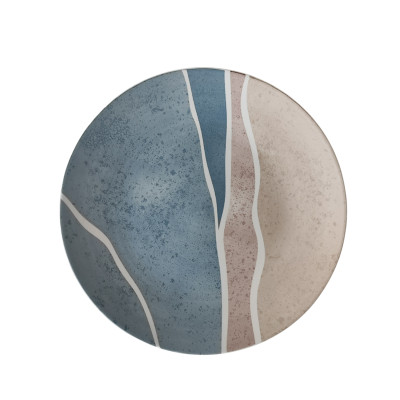 Тарелка фарфоровая обеденная 27 см Viento Коралл