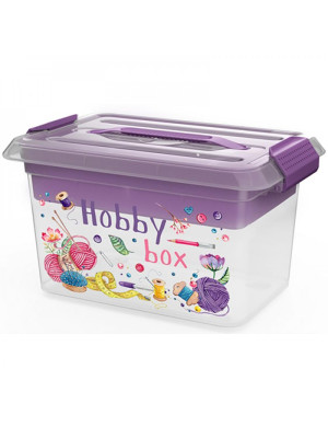 Контейнер пластиковый для аптечки 6 л 620-390-320 мм SMARTBOX HOBBY BOX Полимербыт