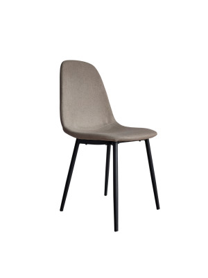 Стул металлический Baizheng 40×43×85 см, текстиль, бежевый, до 150 кг Стул металлический Baizheng 40×43×85 см, текстиль, бежевый, до 150 кг