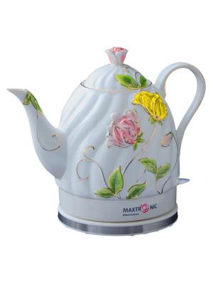 Чайник керамический электрический 1,5 л 1,2 кВт Семейный очаг Maxtronic