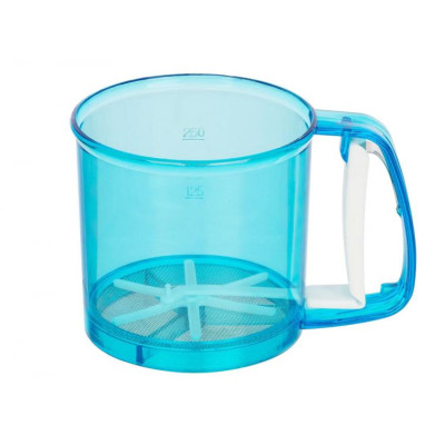 Сито-кружка пластик 750 мл 10*9,5 см для просеивания муки FORNATA Mallony