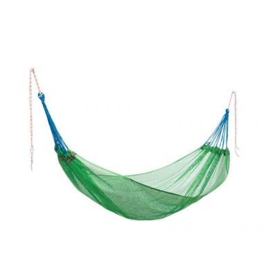 Гамак-сетка подвесной 200*120 см нагрузка 100 кг с чехлом зеленый HM-200 Ecos
