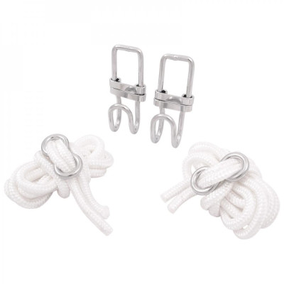 Крепление для гамака 2 веревки 2 крючка 2 стопора FS-01 Ecos