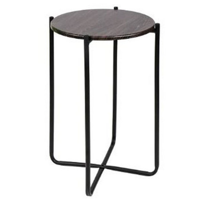 Стол МДФ журнальный 430*430*650 мм дуб шале/черный Nika Стол МДФ журнальный 430*430*650 мм дуб шале/черный Nika