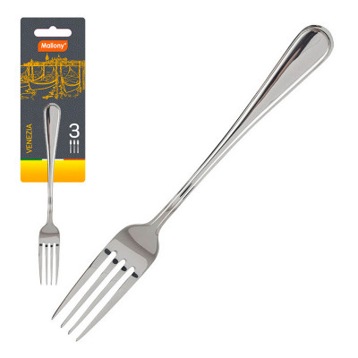 Вилка нерж сталь столовая  2 мм 3 шт Venezia Mallony