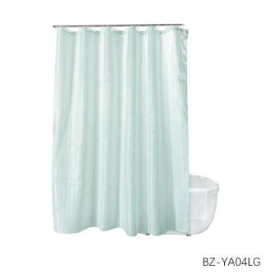 Штора для ванной полиэстер 180*180 см светло-зеленый Baizheng
