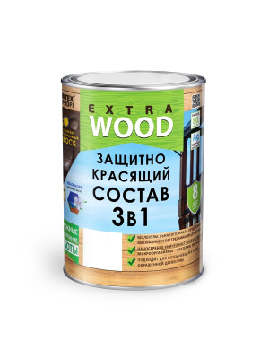 Защитно-красящий состав алкидный 3в1 FARBITEX PROFI WOOD EXTRA орегон 0,8л
