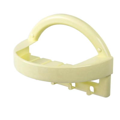 Полка пластиковая для ванной 27,4*14*19,5 см универсальная золотой туман Berossi