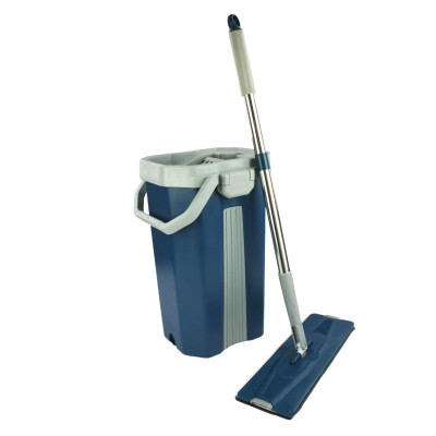 Набор ведро пластиковое с отжимом 8 л + швабра металл 38*12*135 см синий Baizheng Набор ведро пластиковое с отжимом 8 л + швабра металл 38*12*135 см синий Baizheng