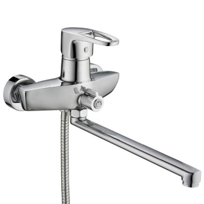 Смеситель для ванны однорычажный Accoona А7101 Хром Излив 30 см