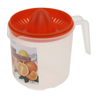 Соковыжималка пластиковая 1,5 л 19,9*14,7*16 см для цитрусовых мандарин Berossi Соковыжималка пластиковая 1,5 л 19,9*14,7*16 см для цитрусовых мандарин Berossi