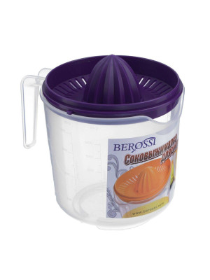 Соковыжималка пластиковая 1,5 л 19,9x14,7x16 см для цитрусовых фуксия Berossi Соковыжималка пластиковая 1,5 л 19,9x14,7x16 см для цитрусовых фуксия Berossi