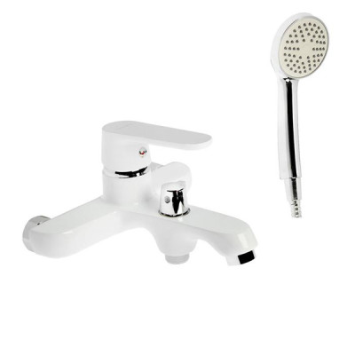 Смеситель Accoona для ванны однорыч. 35мм. дивертор на изливе (кор. излив) Белый (10) A6366 Смеситель Accoona для ванны однорыч. 35мм. дивертор на изливе (кор. излив) Белый (10) A6366