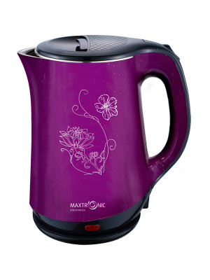 Чайник пластиковый электрический 2,3 л 1,8 кВт фиолетовый Maxtronic