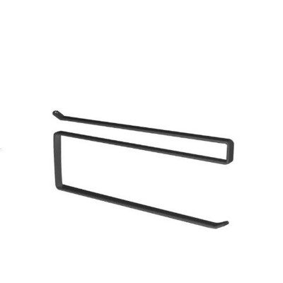 Держатель металлический для бумажного полотенца 26*1,5*12 см черный CY-0137 Baizheng