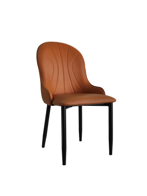 Стул металлический Baizheng 89×46×45 см, искусственная кожа, коричневый, до 150 кг Стул металлический Baizheng 89×46×45 см, искусственная кожа, коричневый, до 150 кг