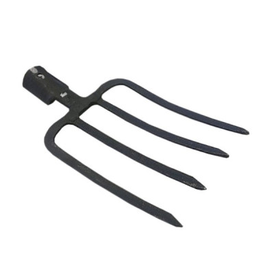 Вилы 4-х рог. копальные цельнокованые (рельс.сталь) б/черенка (12) 1000гр Вилы 4-х рог. копальные цельнокованые (рельс.сталь) б/черенка (12) 1000гр