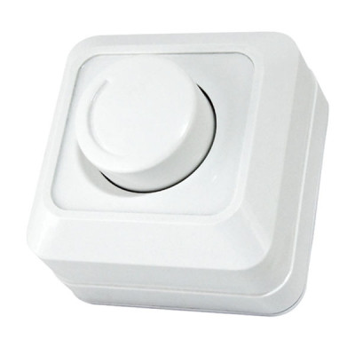 Светорегулятор поворотный RL 600 Вт IP20 белый Светорегулятор поворотный RL 600 Вт IP20 белый