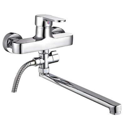 Смеситель для ванны однорычажный DIKALAN D2161 Хром Излив 35см Смеситель для ванны однорычажный DIKALAN D2161 Хром Излив 35см