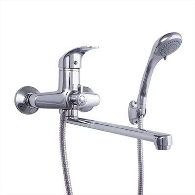 Смеситель для ванны однорычажный DIKALAN D2216 Хром Излив 35см Смеситель для ванны однорычажный DIKALAN D2216 Хром Излив 35см