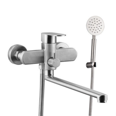 Смеситель для ванны однорычажный DIKALAN B2267 Хром Излив 35см Смеситель для ванны однорычажный DIKALAN B2267 Хром Излив 35см