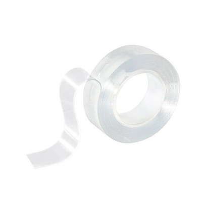 Нано-скотч 3 м двусторонний многоразовый прозрачный Park