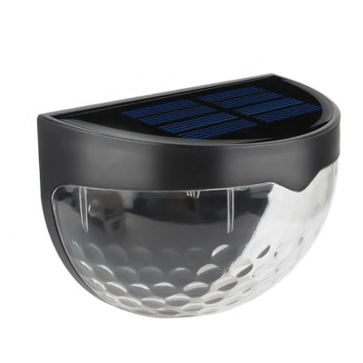 Фонарь уличный  10,4*6,3*7,4 см на солнечной батарее белый свет Полусфера Baizheng