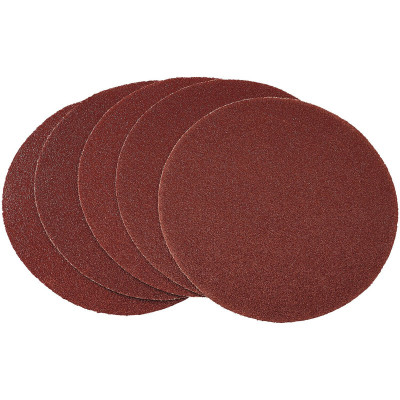 Круг Bohrer абразивный 125 мм  Р40 под липучку (оксид алюминия) (без отверстий)