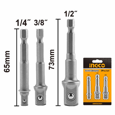 Набор адаптеров для торцевых головок INGCO AMN365A01 Набор адаптеров для торцевых головок INGCO AMN365A01