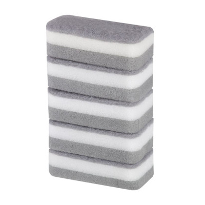 Губка поролоновая для посуды 5 шт 11*7*3,5 см прямоуг трехслойная KS-03 Рыжий кот Губка поролоновая для посуды 5 шт 11*7*3,5 см прямоуг трехслойная KS-03 Рыжий кот