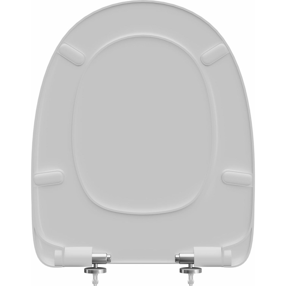 Сиденье для унитаза Aquant ENZO DU Classic, дюропласт, микролифт, расст 110-190 мм, мет крепл, белый