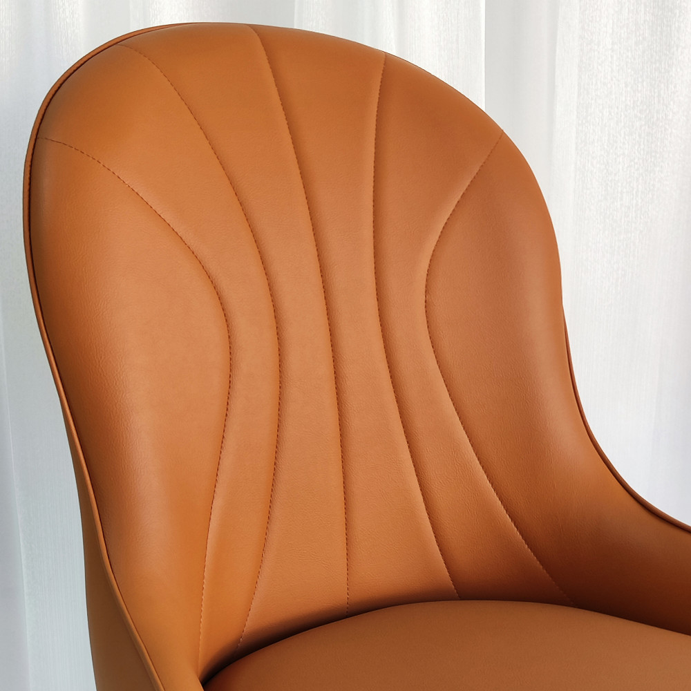 Стул металлический Baizheng 89×46×45 см, искусственная кожа, коричневый, до 150 кг