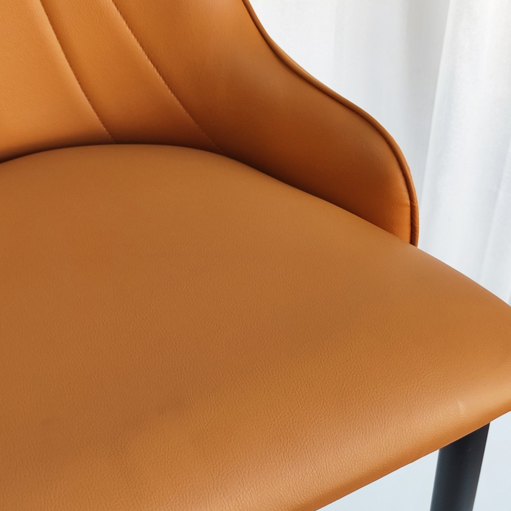 Стул металлический Baizheng 89×46×45 см, искусственная кожа, коричневый, до 150 кг